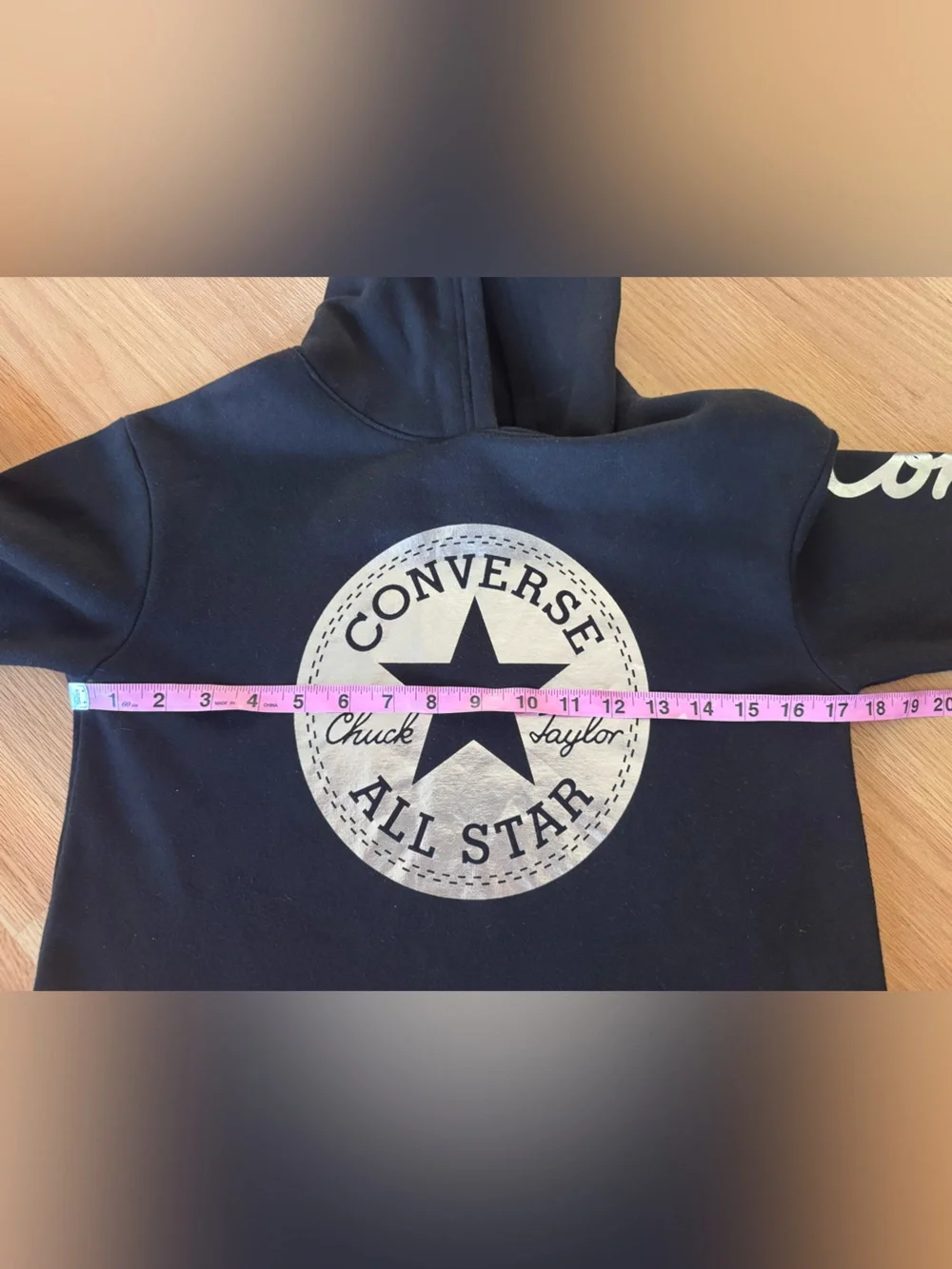 Converse Black Kids All Star Pullover Hoodie 12-13 Years